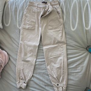 High Waisted Khaki Pants